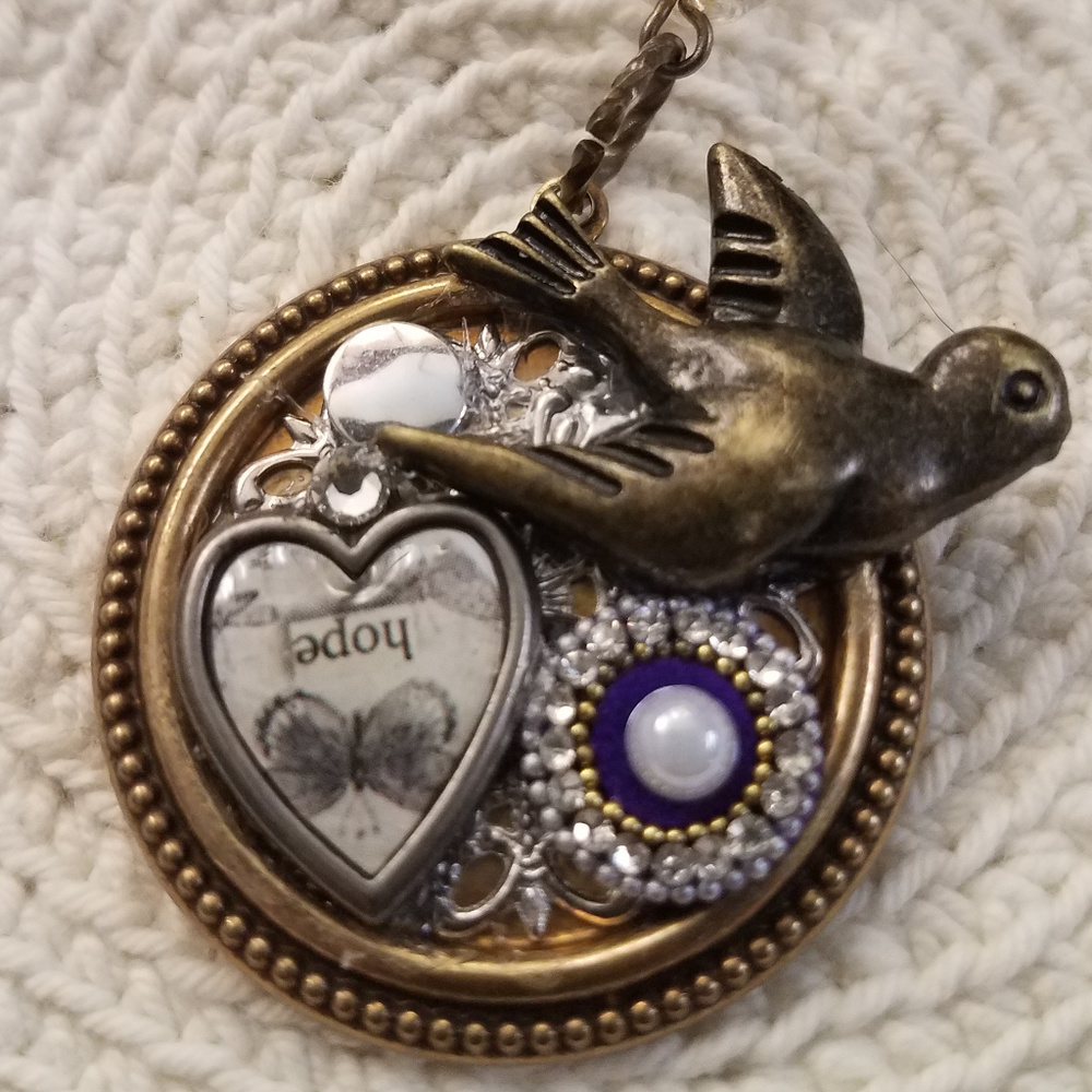 Collage Necklace